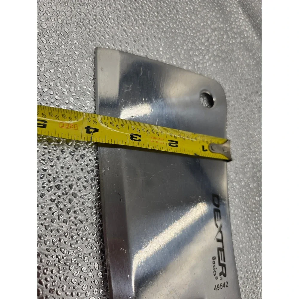 Dexter Basics 49542 Meat Cleaver 7 Inch Blade Wood Handle Heavy Duty Chopper O2